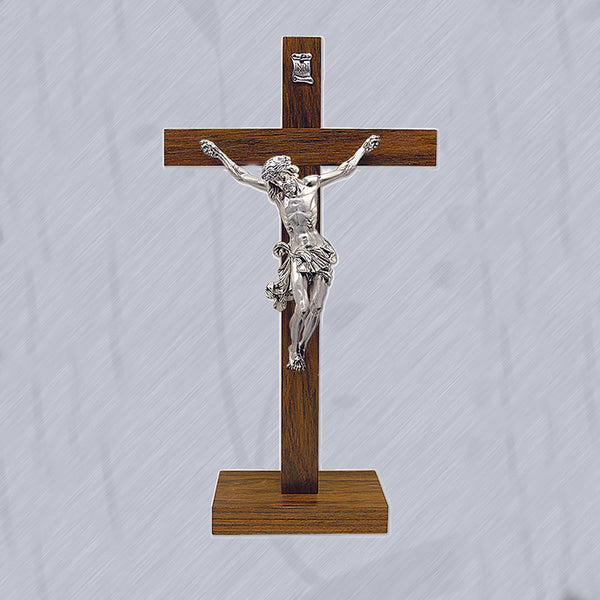 Noce Wood Cross with Gold Inseam