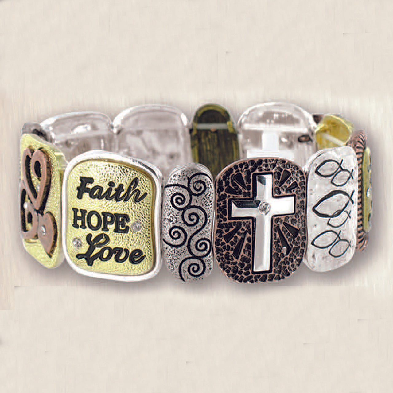 Faith Stretch Bracelet