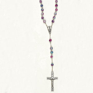 5mm Multi Color Imitation Stone Bead Rosary