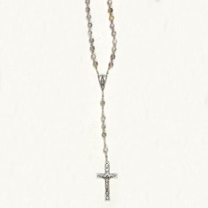 5mm Aurora Imitation Stone Bead Rosary