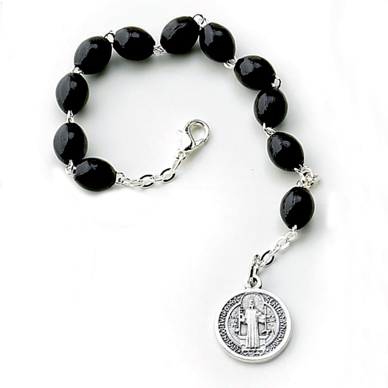 8mm Adjustable Howlite  Jujube Wood Rosary Bracelet