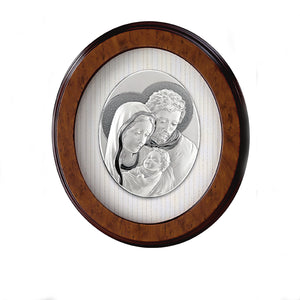 Circle- Mother and Child Sterling Silver Wall Plaque