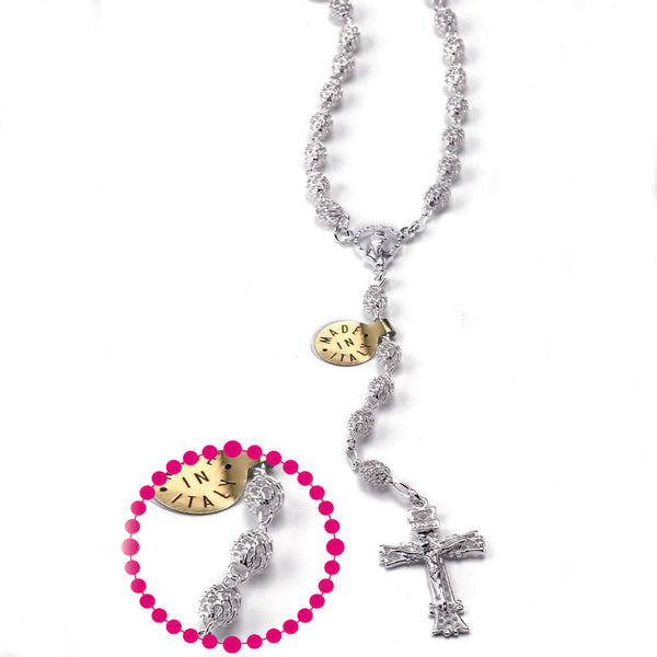 Oval- Sterling Silver Rosary