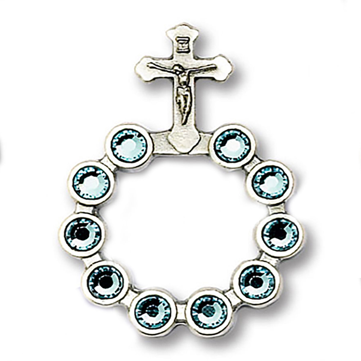 Blue- Austrian Finger Rosary (Pack of 4)