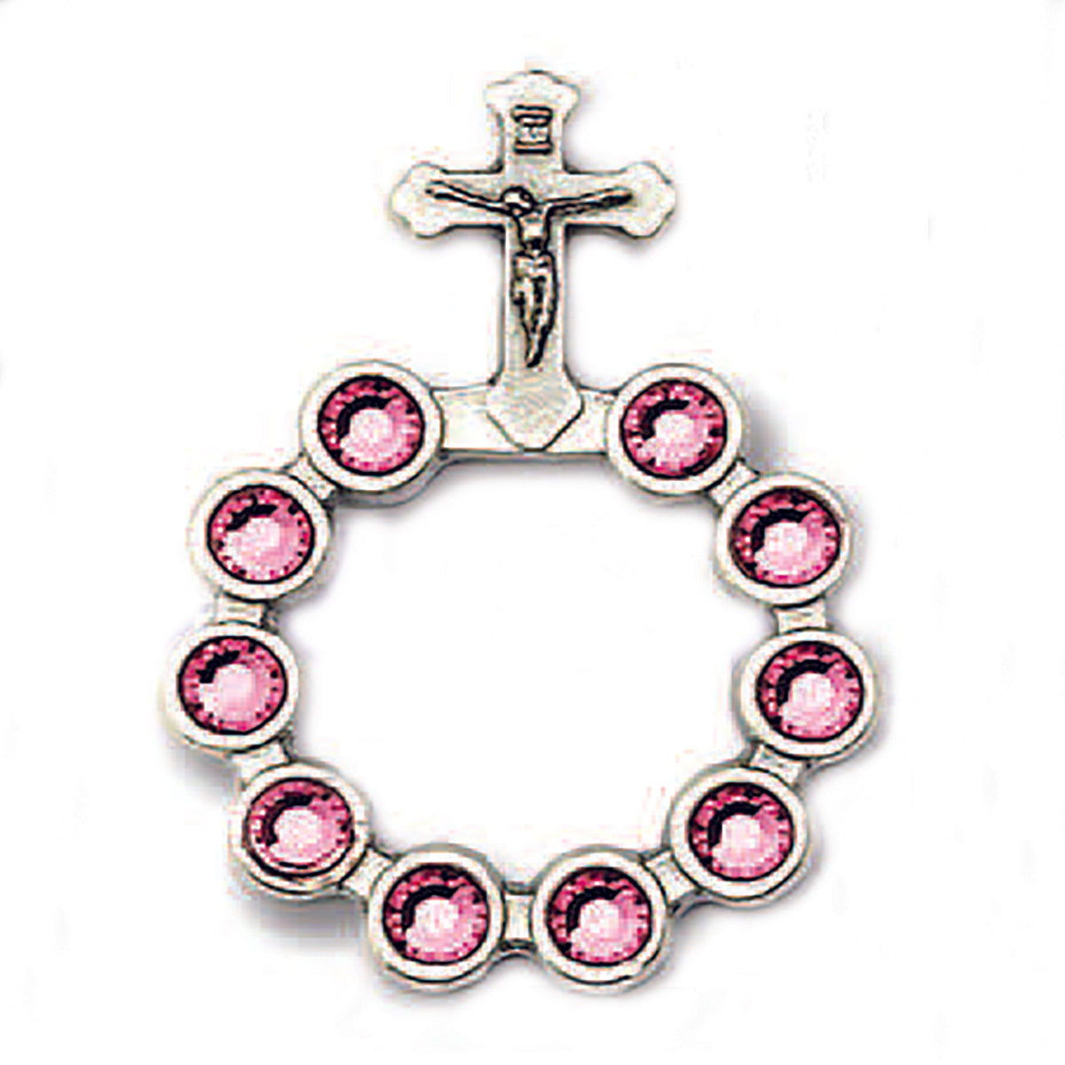 Rose- Austrian Finger Rosary (Pack of 4)