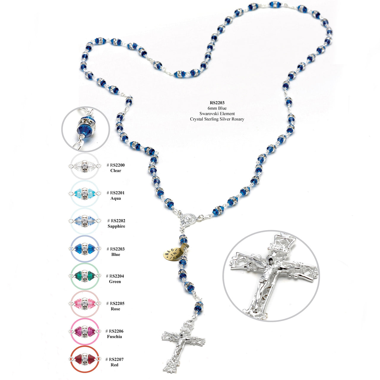 6mm Austrian Crystal Rosary